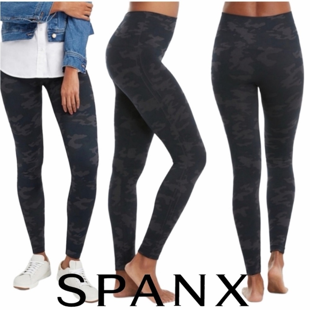 SPANX Dark Camo Leggings